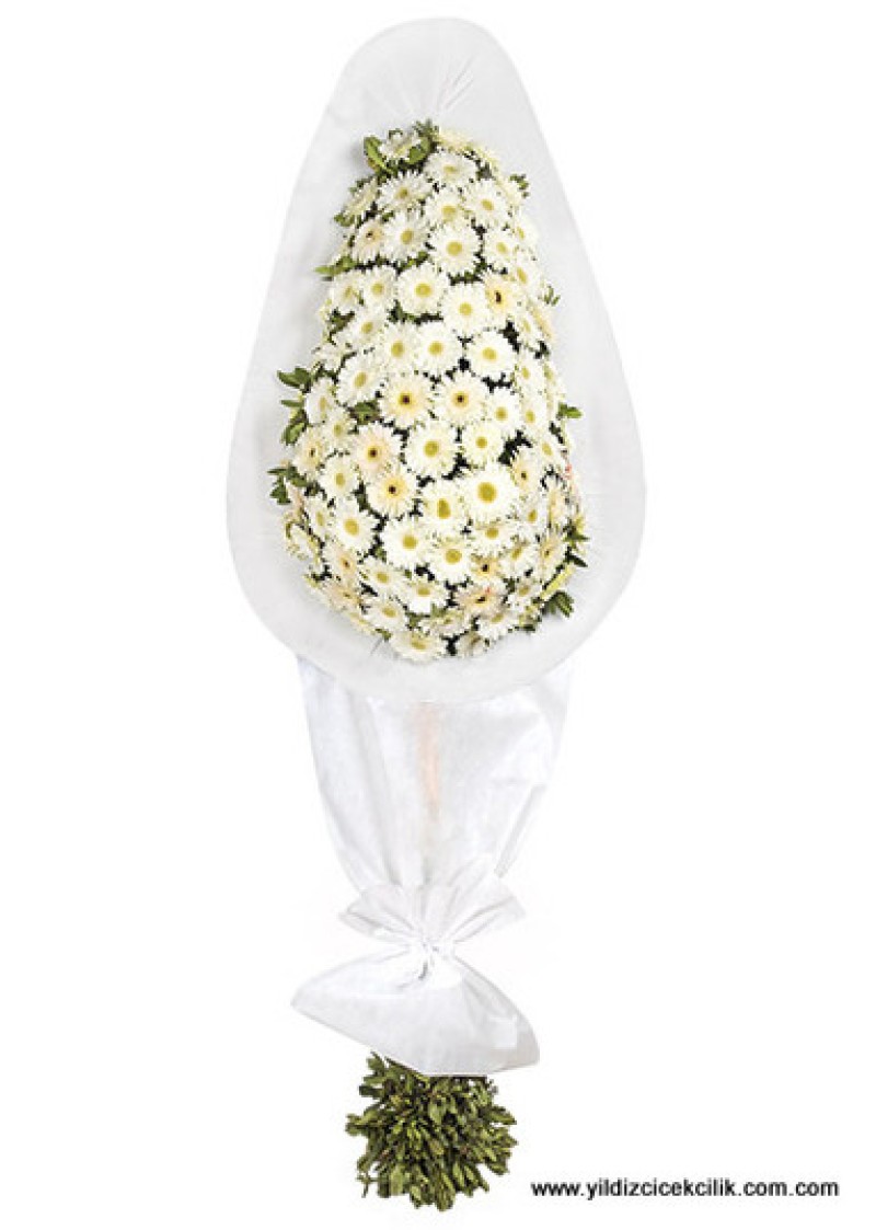 TEK KATLI BEYAZ ÇELENK