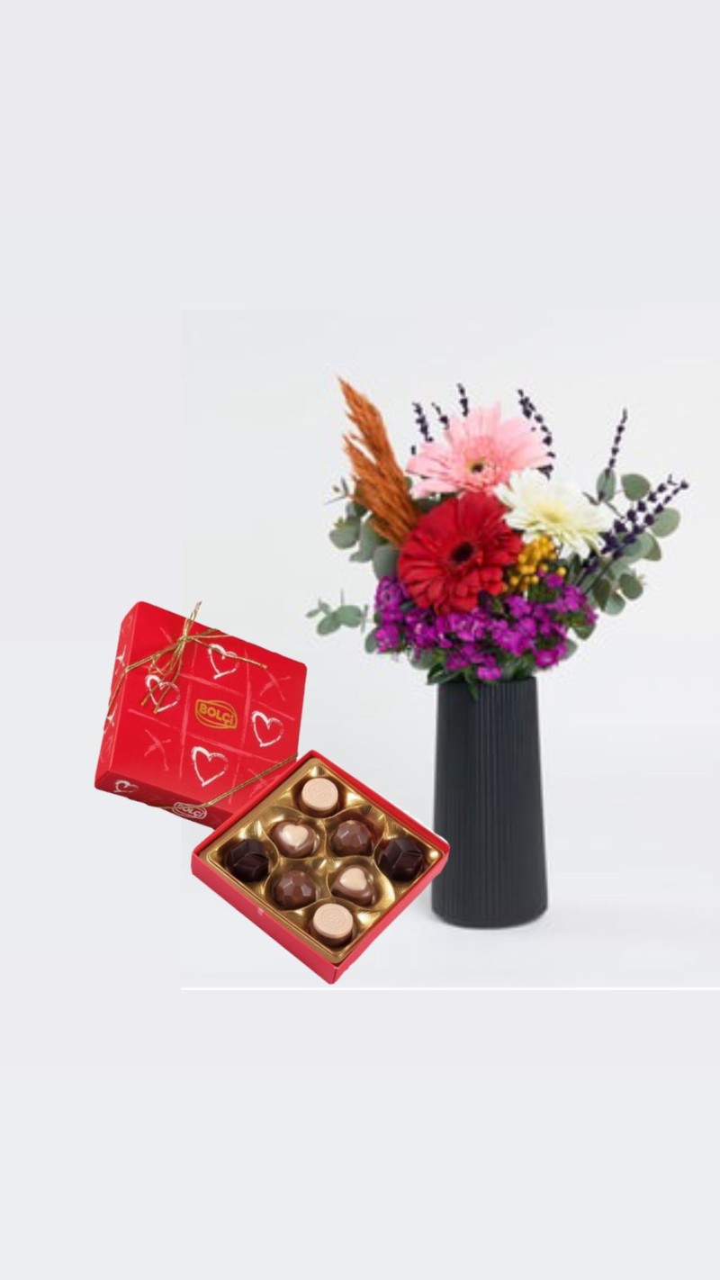 Vazoda Gerbera, Hüsnüyusuf ve Çikolata