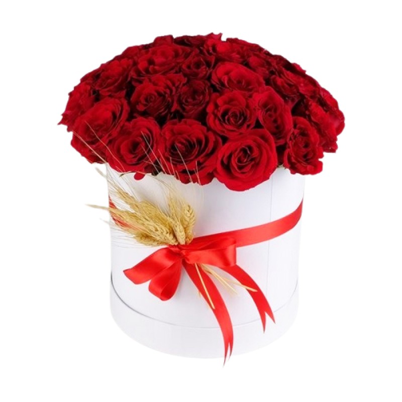 BEYAZ KUTUDA 40 GÜL